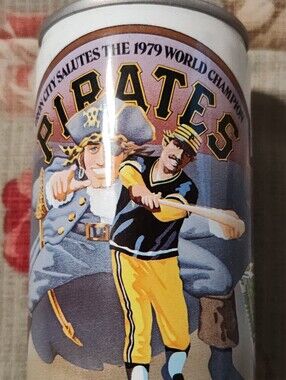 Pirates 1979 World Champion Collectible Can - Yellow & Black Graphic